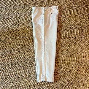 Tommy Bahama 35x30 cream chino. Great buttons!